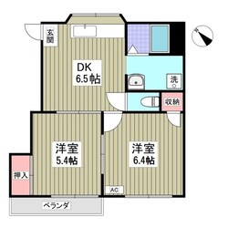 コーポ石井Iの物件間取画像